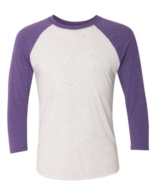 Load image into Gallery viewer, Purple Rush Sleeves/ Heather White Body