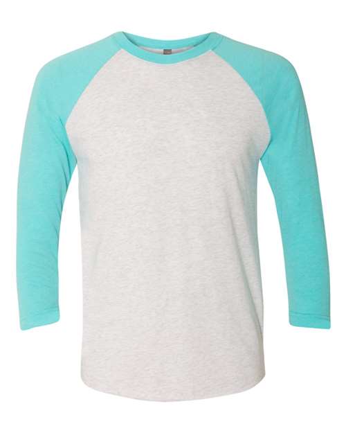 Load image into Gallery viewer, Tahiti Blue Sleeves/ Heather White Body