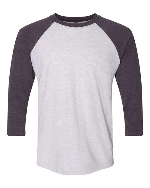 Load image into Gallery viewer, Vintage Purple Sleeves/ Heather White Body