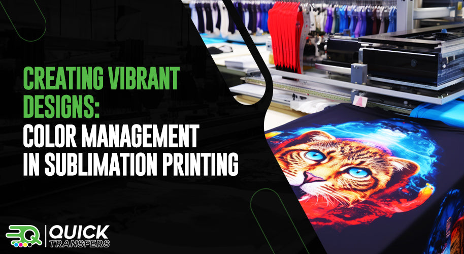 Two Color Transfer Print Sample Creating Vibrant Designs: Color Management in Sublimation Printing ...