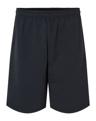 The JERZEES Nublend® Fleece Shorts feature a classic, comfortable style with an elastic waistband for mobility. Made from sustainably sourced USA-grown cotton, these shorts are perfect for sports or casual wear, combining eco-friendly materials with practicality.