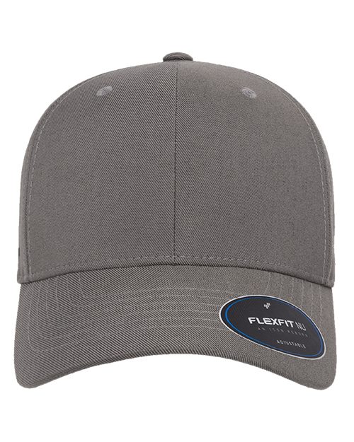 The NU® Adjustable Cap by Flexfit, featuring a Permacurv® visor with a 