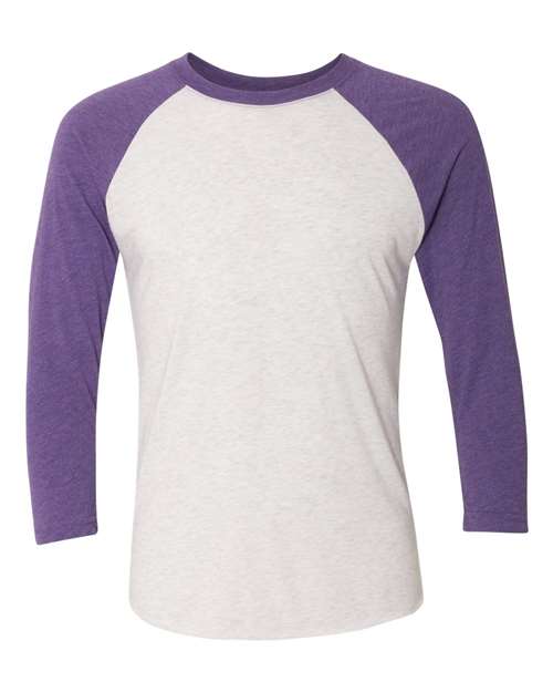 Load image into Gallery viewer, Purple Rush Sleeves/ Heather White Body
