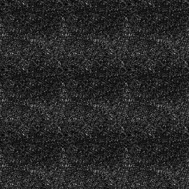 A close-up of black and white static noise on a screen, mimicking the grainy texture of EconoGlitter Vinyl by Quick Transfers, with small dots scattered randomly across the surface, similar to a TV or monitor displaying no signal.