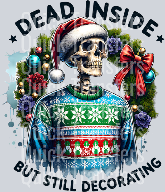DEAD INSIDE BUT STILL DECORATING WATERCOLOR