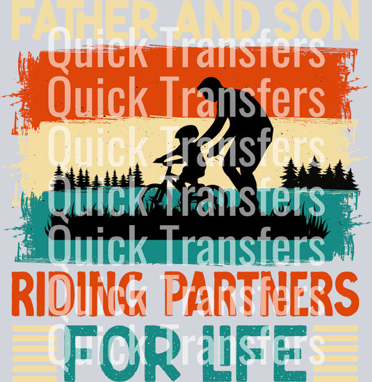 Father And Son Riding Partners For Life-01