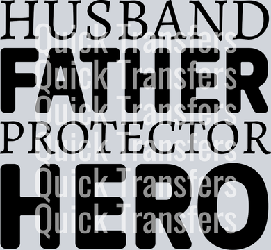 CRSV0053 - 8 husband father protector hero