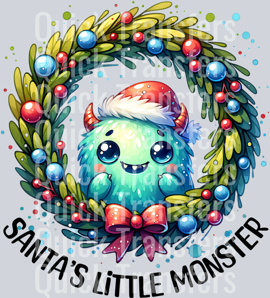 SANTAS LITTLE MONSTER PNG