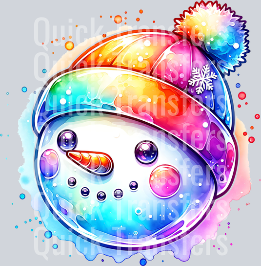 IRIDESCENT SNOWMAN