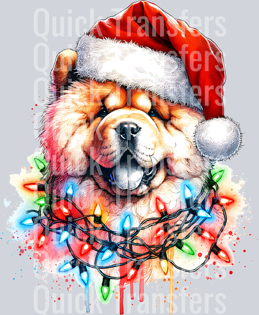 CHOW CHOW SANTA HAT