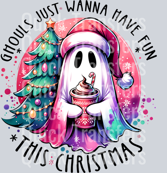 GHOULS JUST WANT TO HAVE FUN THIS CHRISTMAS PNG