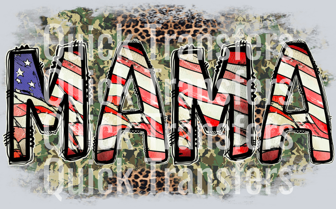 American Mama PNG, America png Design, USA Png,4th Of July,Mama PNG,Independence Day,Leopard,Camouflage,Digital Download, Sublimation Design.png