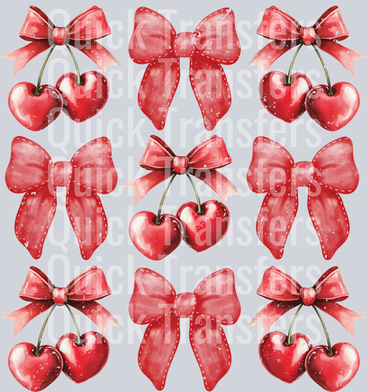 cherry checkered coquette