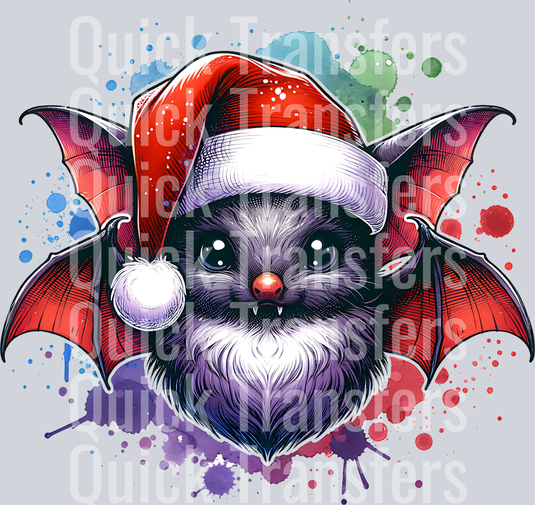 CHRISTMAS BAT CLIPART