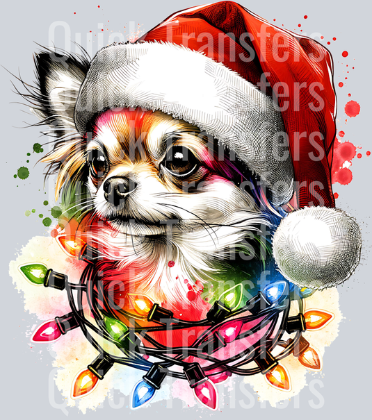 CHIHUAHUA SANTA HAT