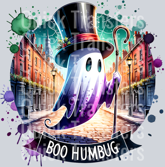 BOO HUMBUG GHOST PNG