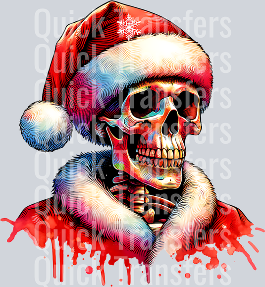 SANTA SKULL PNG