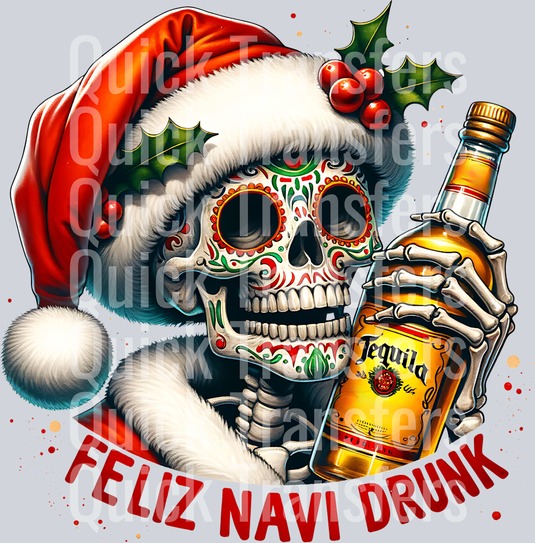 FELIZ NAVI DRUNK WATERCOLOR