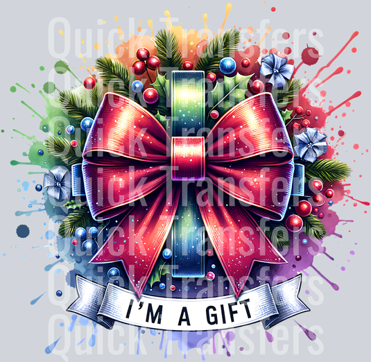 Im a gift christmas colors