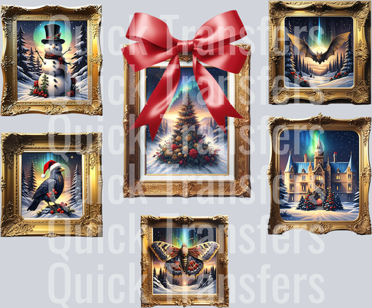 CHRISTMAS GALLERY FRAME PNG