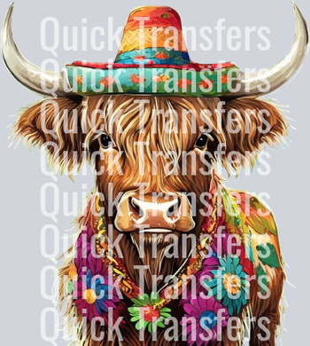 Cinco De Mayo Highland Cow Sublimation (13).png