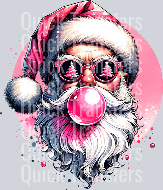 SANTA BLOWING BUBBLE PNG 2